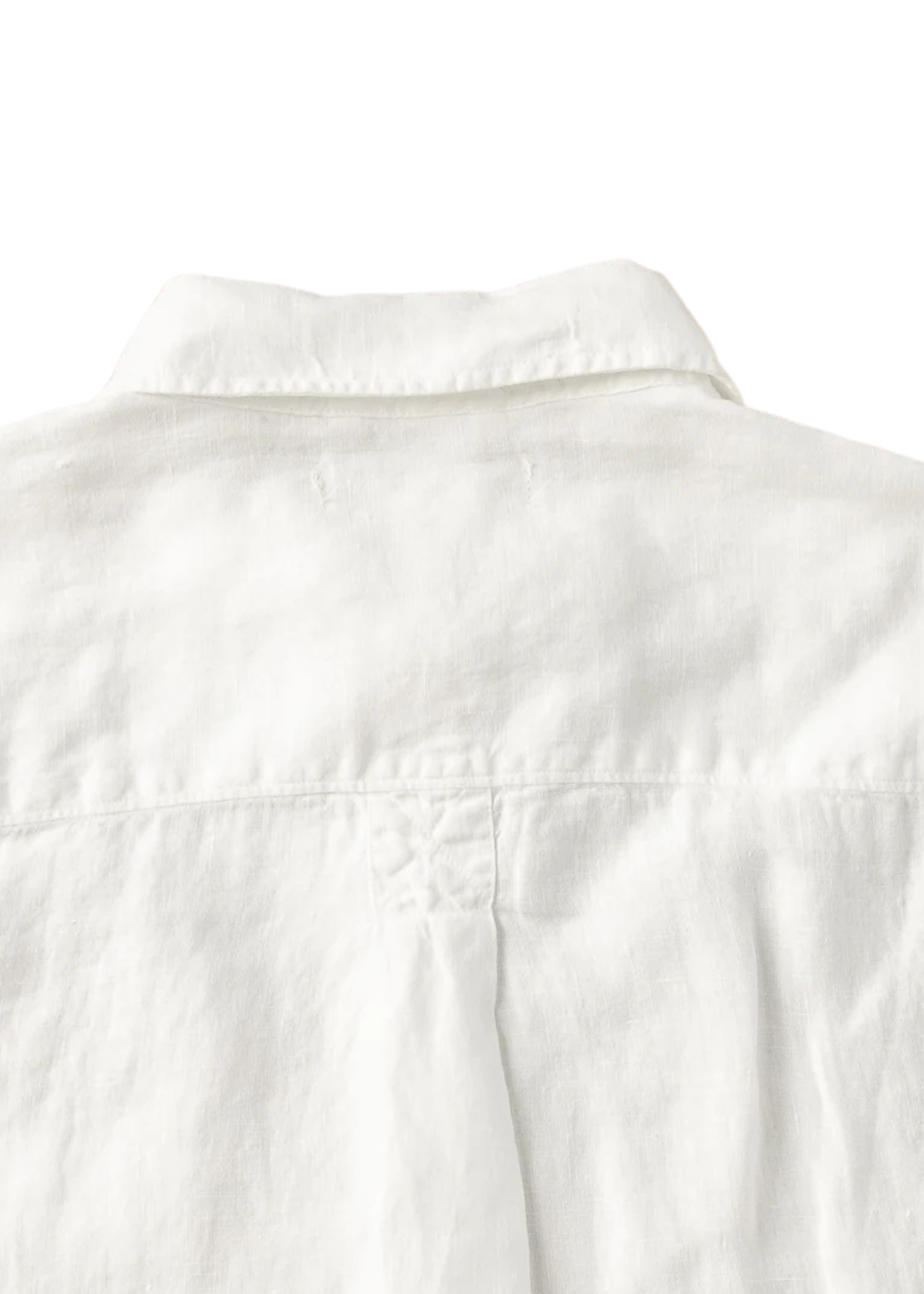 Relaxed Fit Linen Long Sleeve Shirt - White - Merz b. Schwanen Canada - Danali - SHIRT20LI