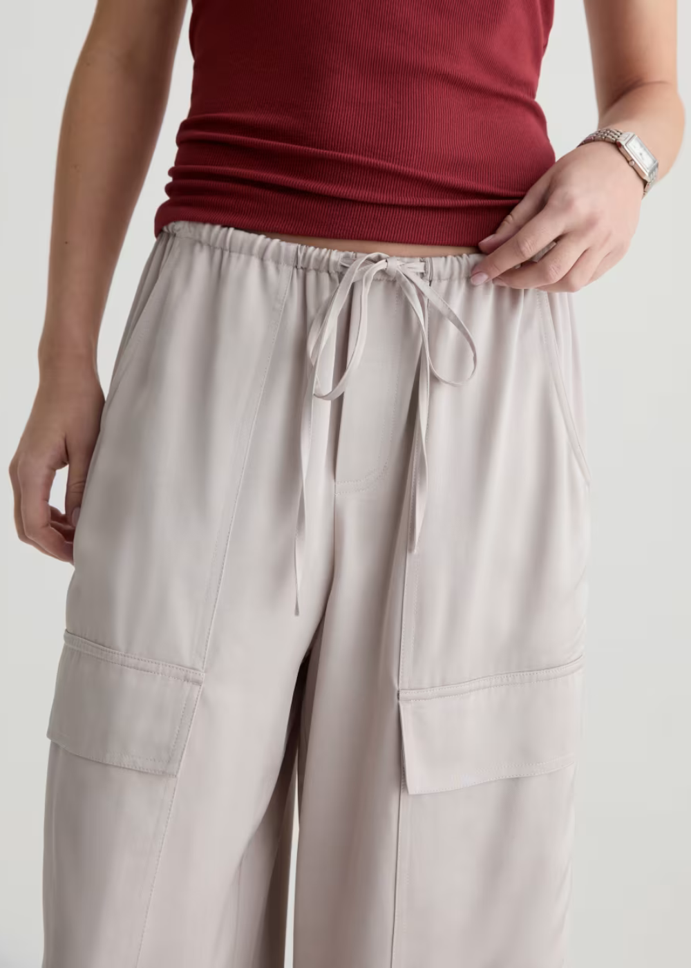 Atwater Drawstring Pant - Yucca Shadow - AG Jeans Canada - Danali - SLF1G99YUCC