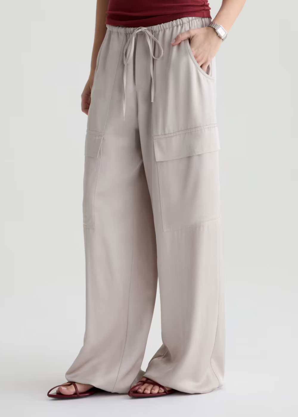 Atwater Drawstring Pant - Yucca Shadow - AG Jeans Canada - Danali - SLF1G99YUCC