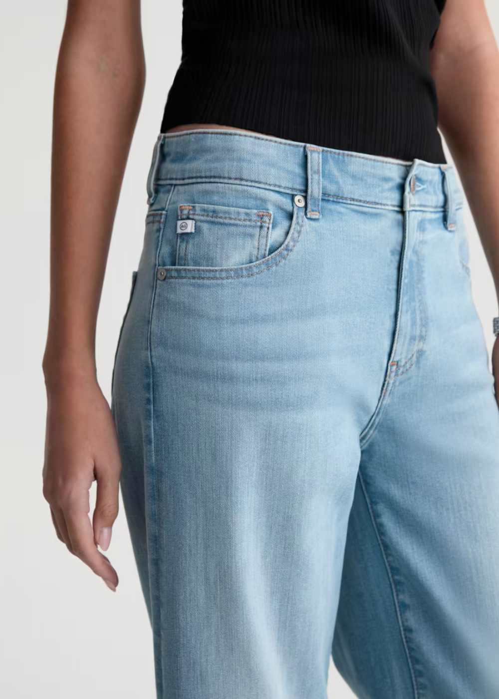 Saige Wide Leg Crop Jean - Brix - AG Jeans Canada - Danali - STB1D49BTBRIX