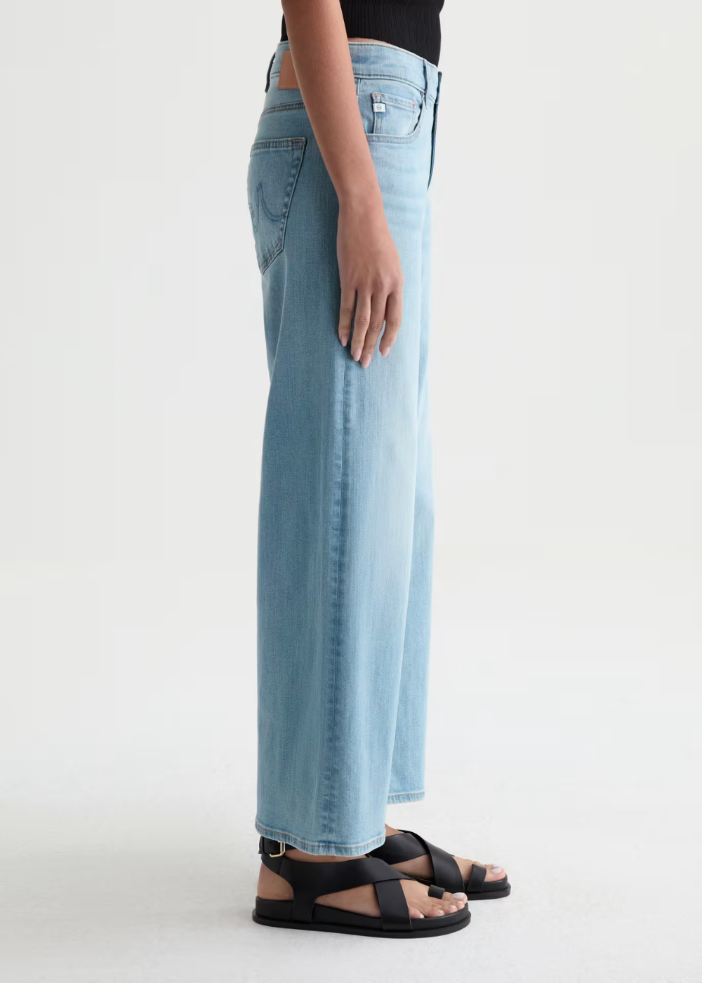 Saige Wide Leg Crop Jean - Brix - AG Jeans Canada - Danali - STB1D49BTBRIX