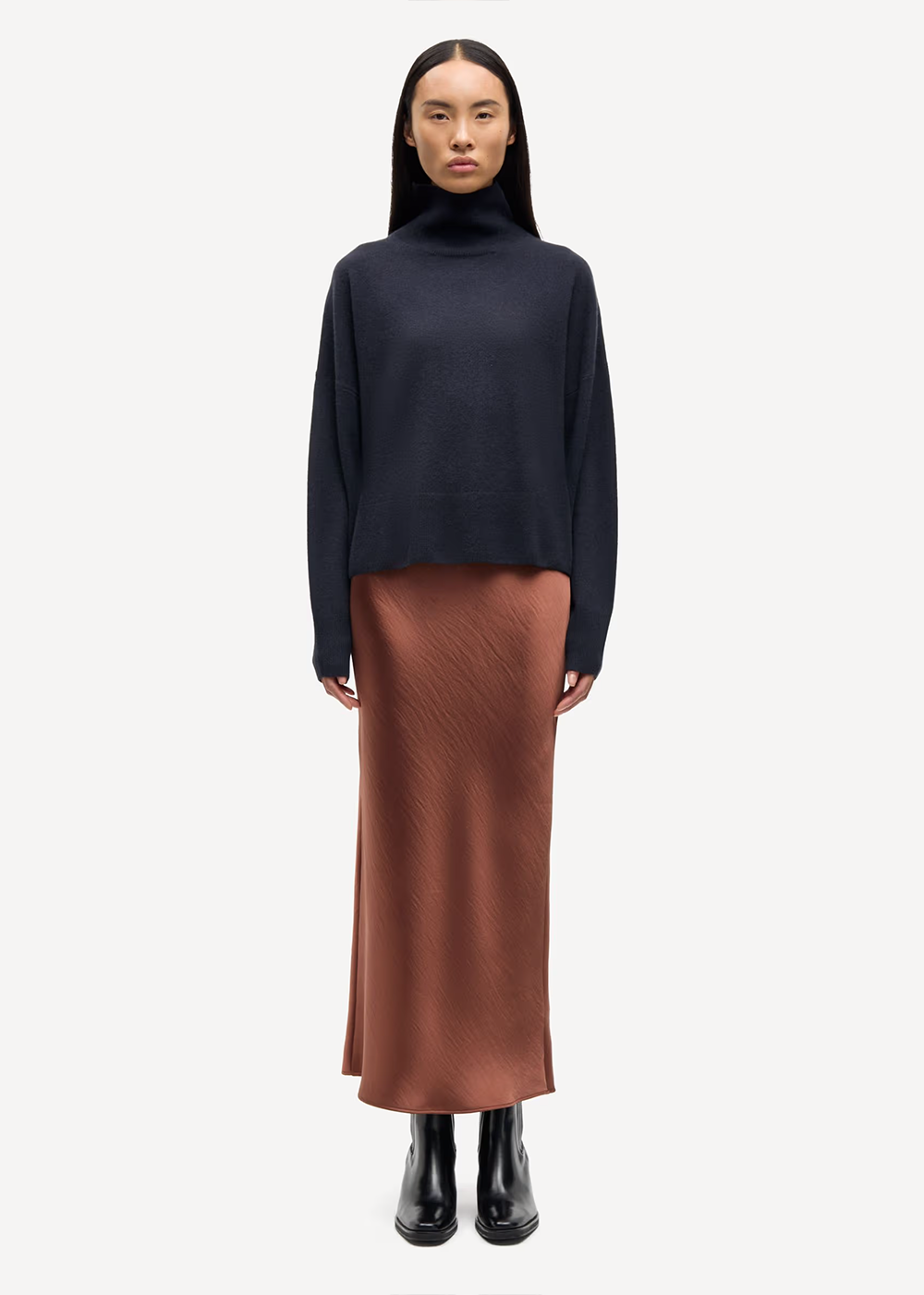 Saagneta Long Skirt - Tortoise Shell - Samsoe Samsoe Canada - Danali