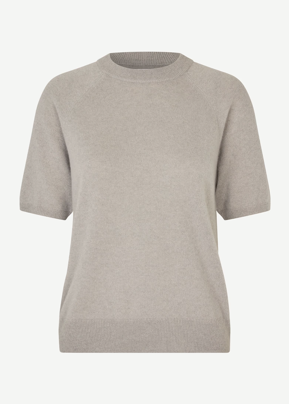 Saboston Knit T-Shirt - Elephant Skin - Samsoe Samsoe Canada - Danali