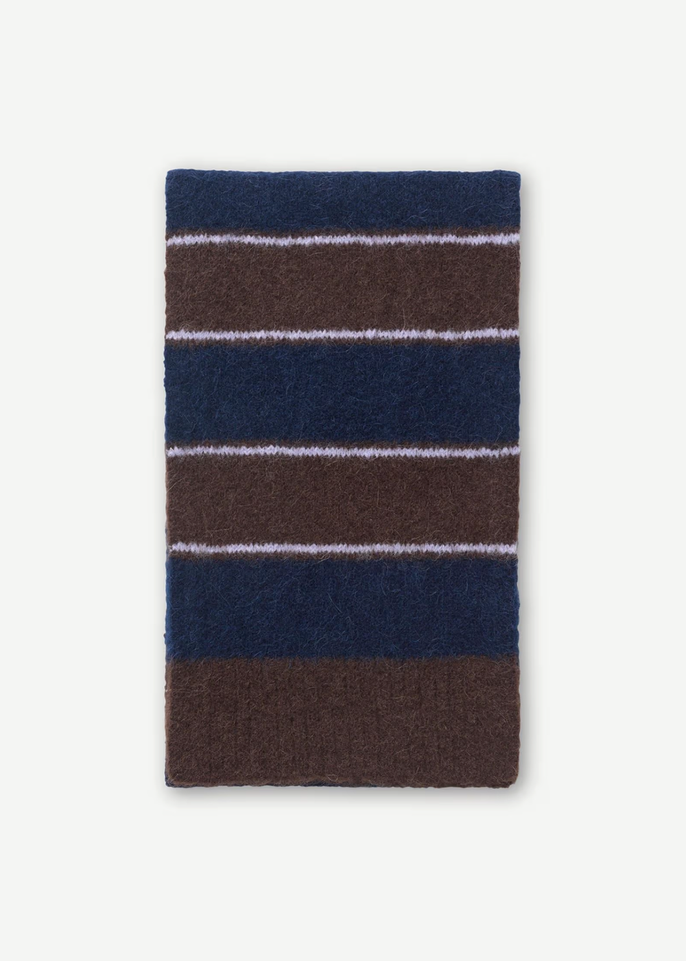 Sajeanne Striped Scarf - Black Coffee - Samsoe Samsoe Canada - Danali