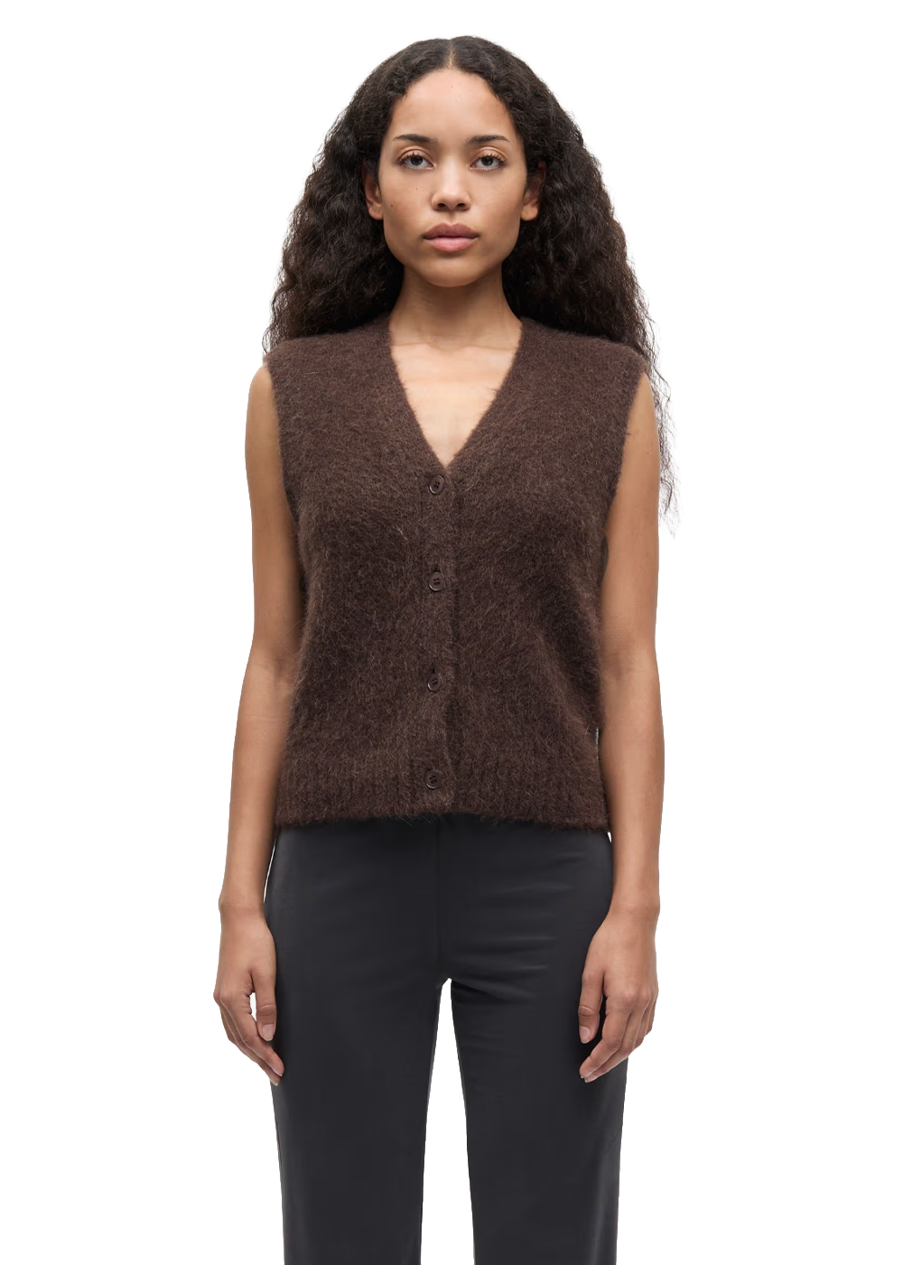 Sajeanne Vest - Black Coffee - Samsoe Samsoe Canada - Danali