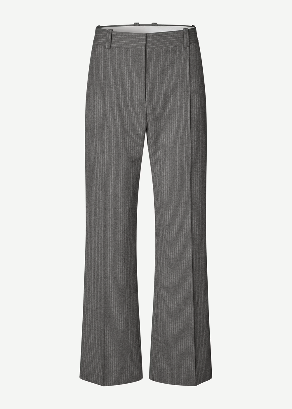 Salot Pinstripe Trousers - Dark Gray - Samsoe Samsoe Canada - Danali