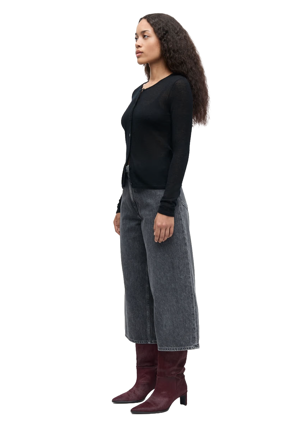 Sarose Cardigan - Black - Samsoe Samsoe Canada - Danali
