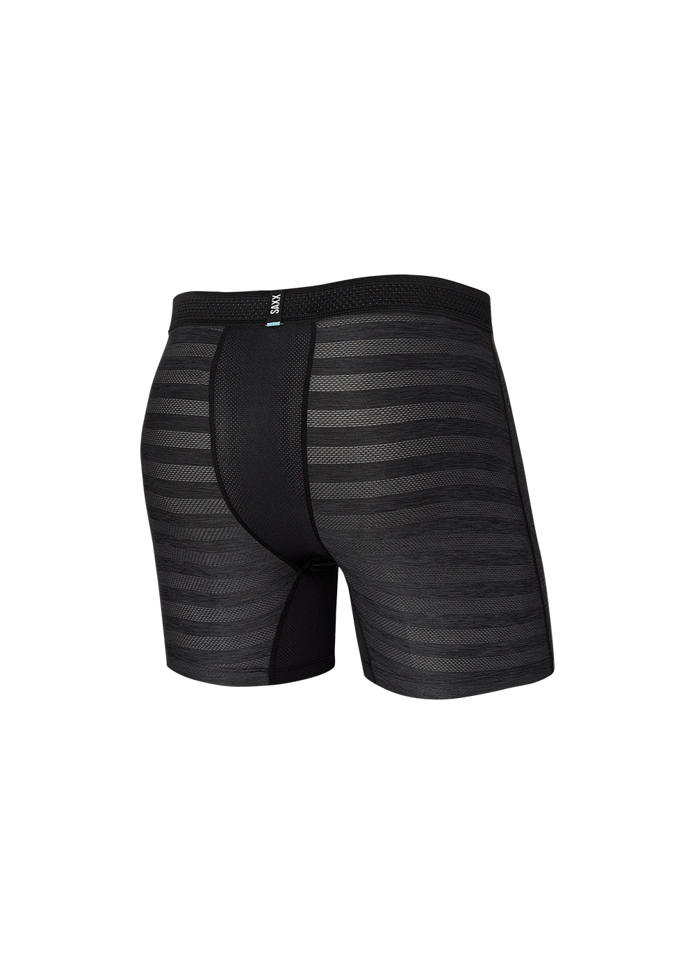 Droptemp Cool Mesh Boxer Brief - Heather Black - Saxx Canada - Danali