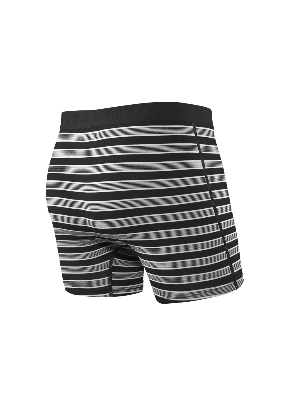 Ultra Soft Boxer Briefs - Black Crew Stripe - Saxx Canada - Danali
