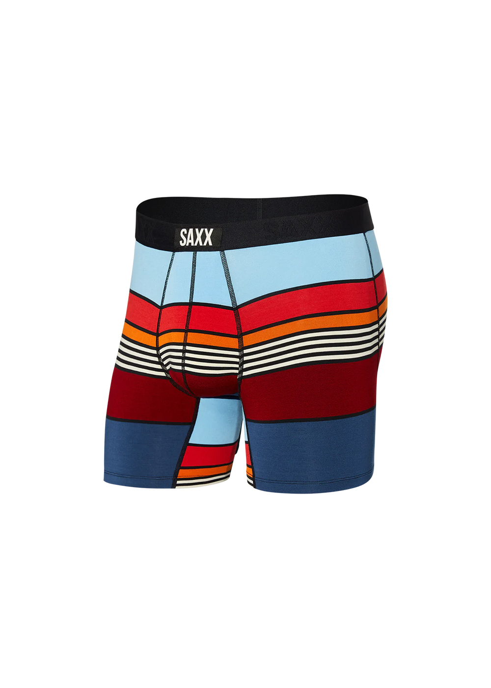 Vibe Boxer Brief - Navy Super Stripe - Saxx Underwear Canada - Danali