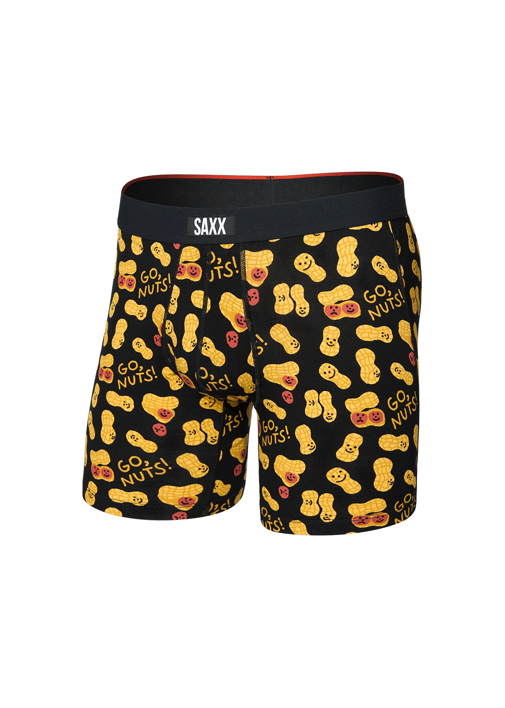 Vibe Xtra Boxer Brief - Go Nuts Black - Saxx Canada - Danali
