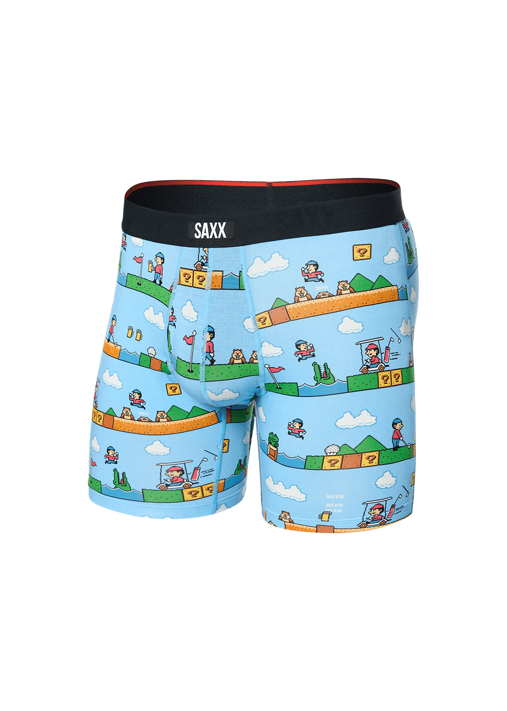 Vibe Xtra Boxer Brief - Out of Bounds Blue - Saxx Underwear Canada - Danali