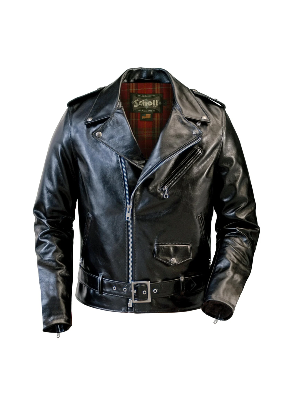 Cowhide Leather Jacket - Black - Schott Canada - Danali