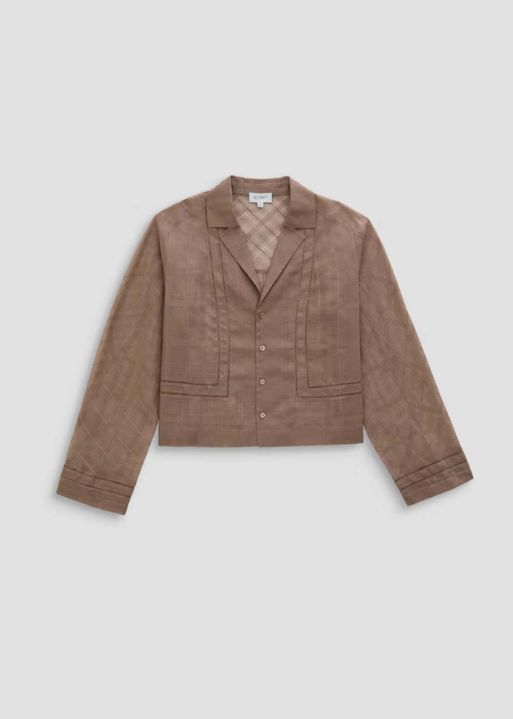 Ellah Silk Shirt - Cork - AG Jeans Canada - Danali - TXC71707CORK