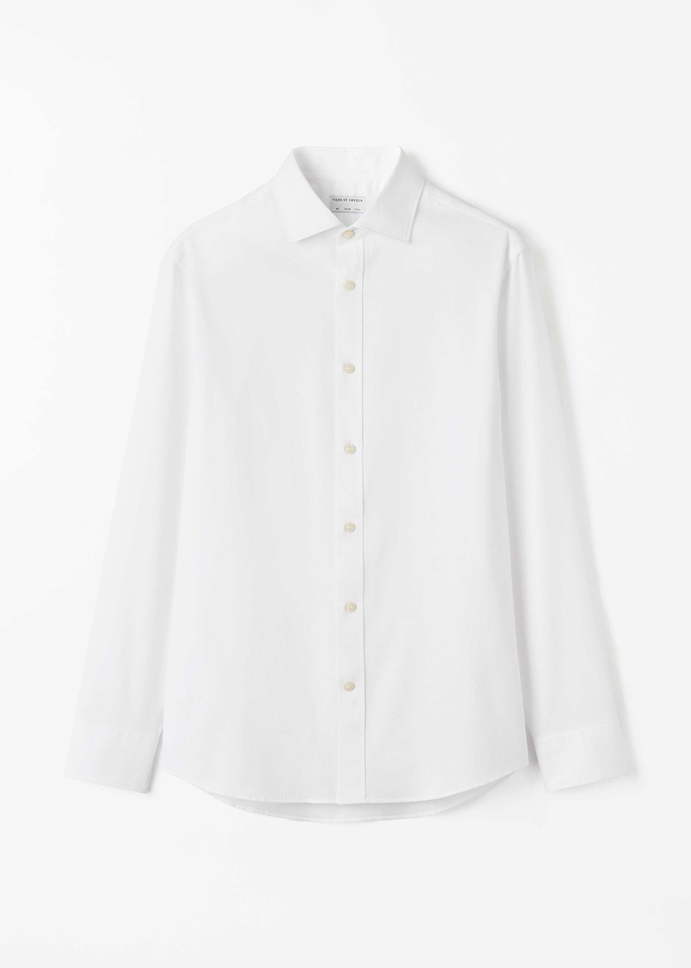 Adley C Shirt - Pure White - Tiger of Sweden Canada - Danali