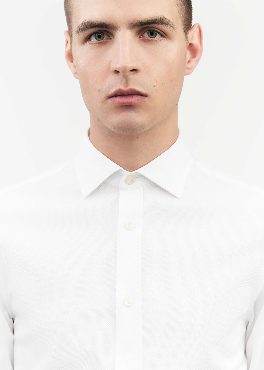 Adley C Shirt - Pure White - Tiger of Sweden Canada - Danali