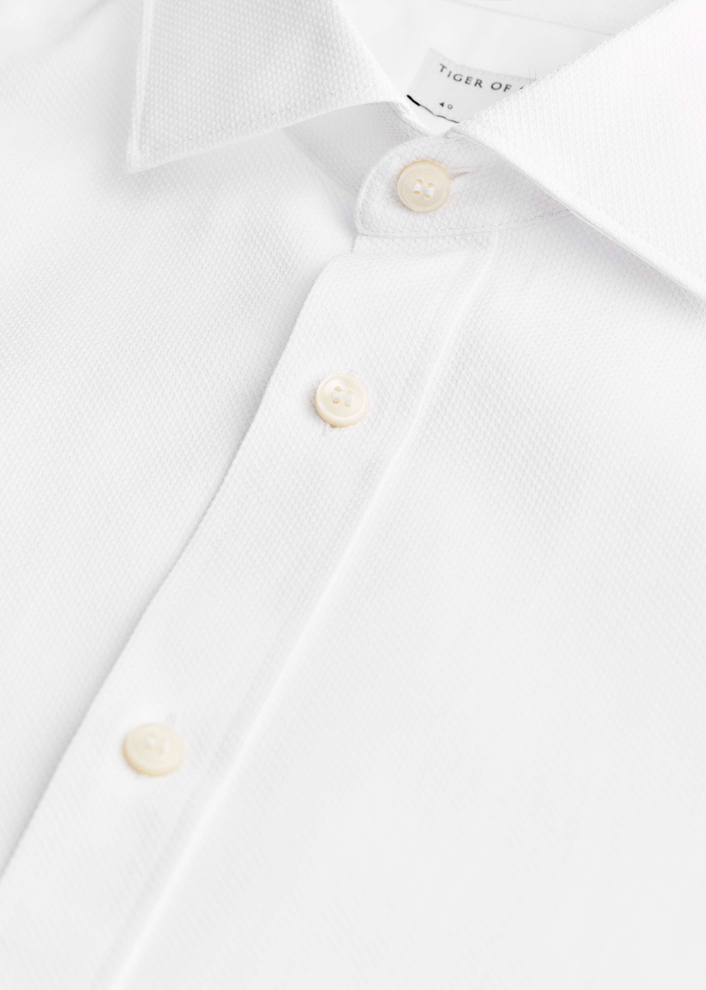 Adley C Shirt - Pure White - Tiger of Sweden Canada - Danali