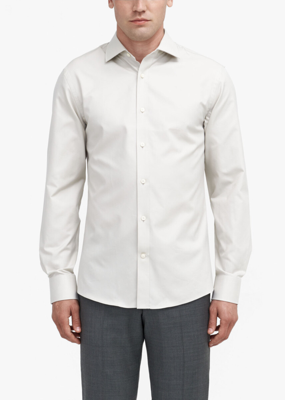 Adley C Shirt - Seline Grey - Tiger of Sweden Canada - Danali