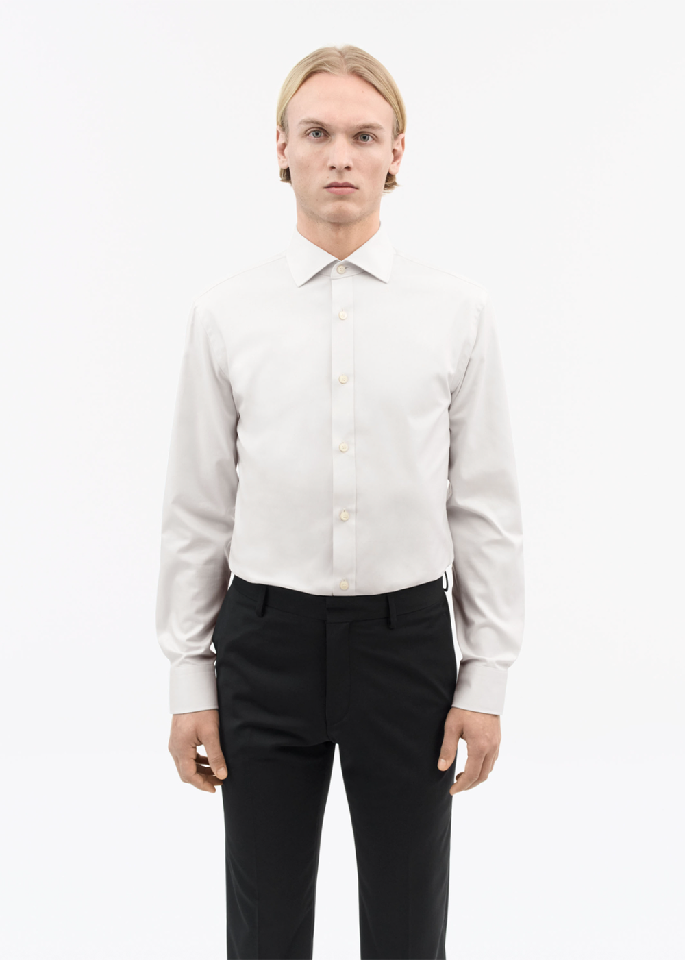 Adley C Shirt - White Stone - Tiger of Sweden Canada - Danali