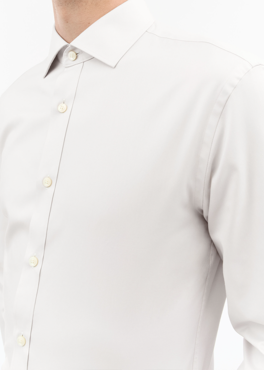 Adley C Shirt - White Stone - Tiger of Sweden Canada - Danali