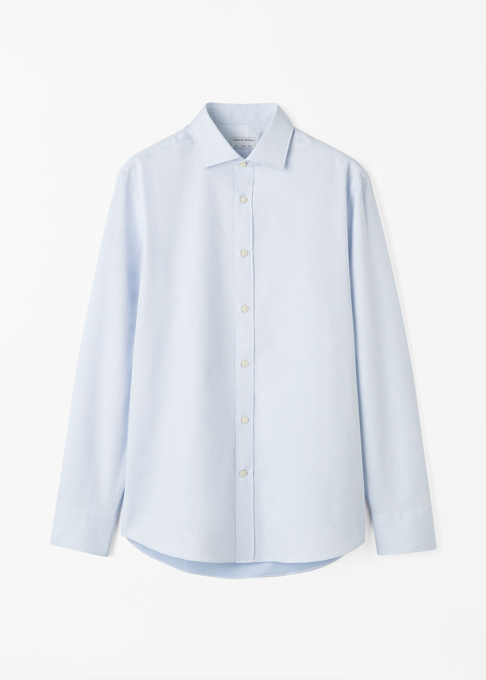 Adley C Stretch Shirt - Light Blue - Tiger of Sweden Canada - Danali