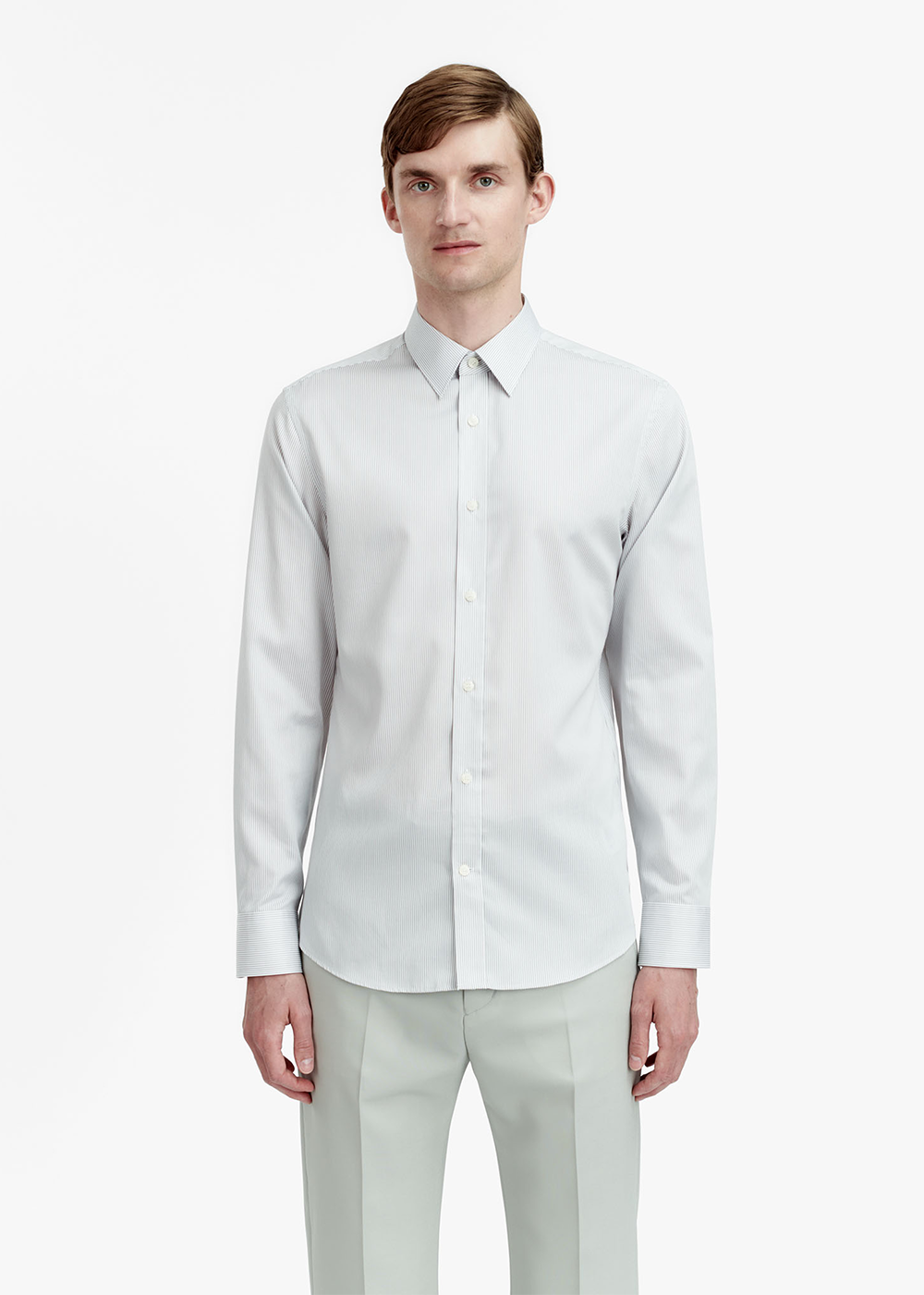 Adley Shirt - Granite - Tiger of Sweden Canada - Danali