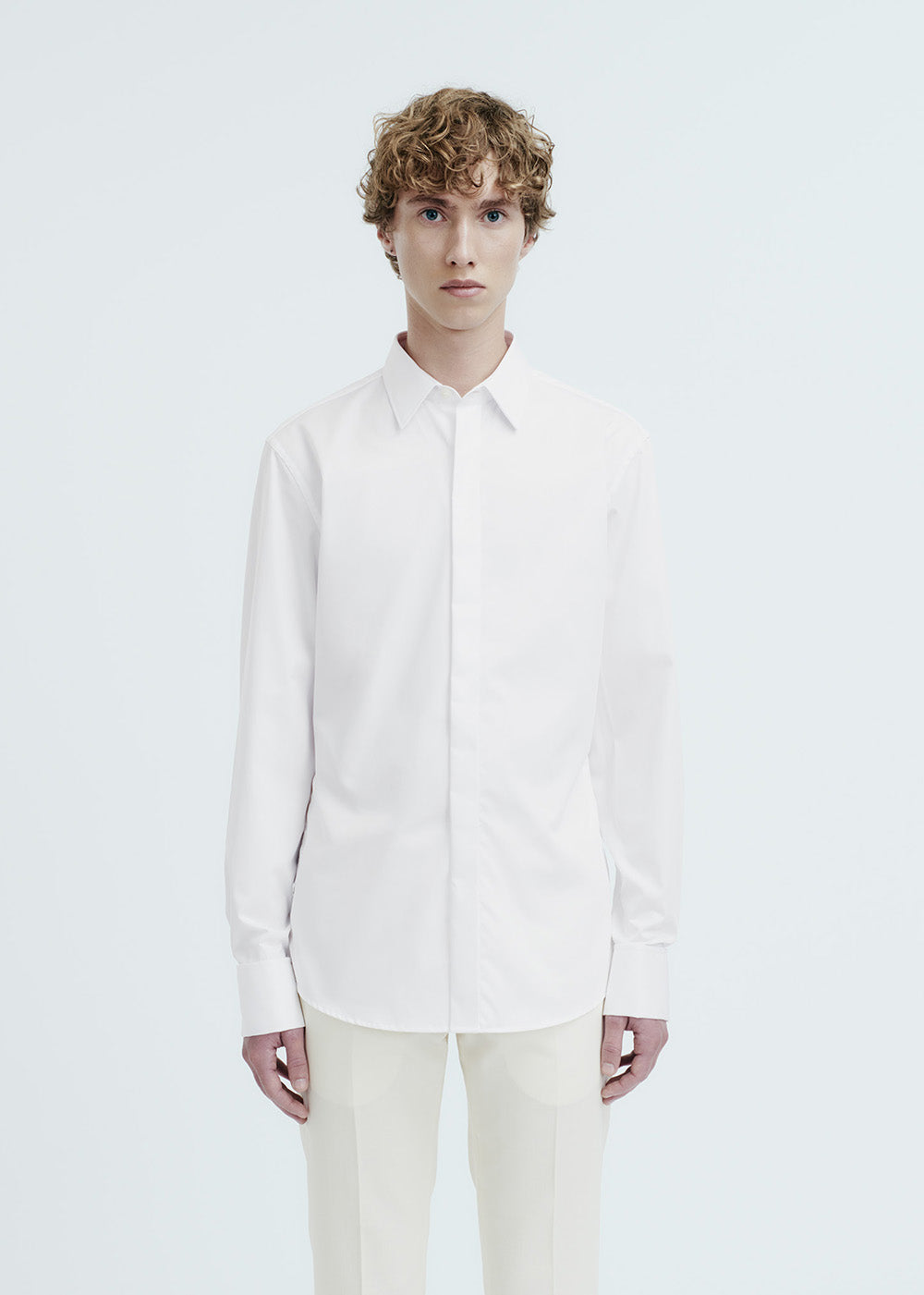 Adley Tuxedo Shirt - White - Tiger of Sweden Canada - Danali