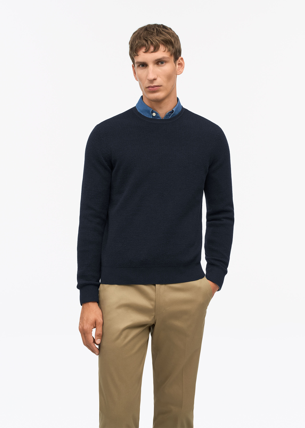 Connor Sweater - Light Ink - Tiger of Sweden Canada - Danali