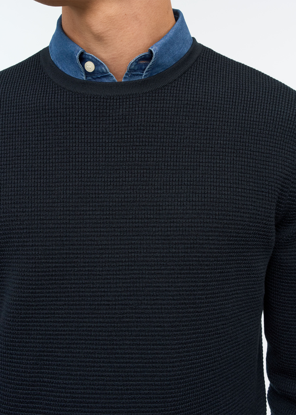 Connor Sweater - Light Ink - Tiger of Sweden Canada - Danali