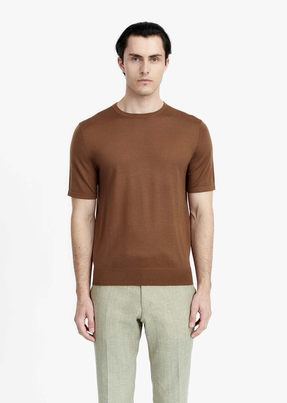 Connor Sweater - Raw Umbra - Tiger of Sweden Canada - Danali