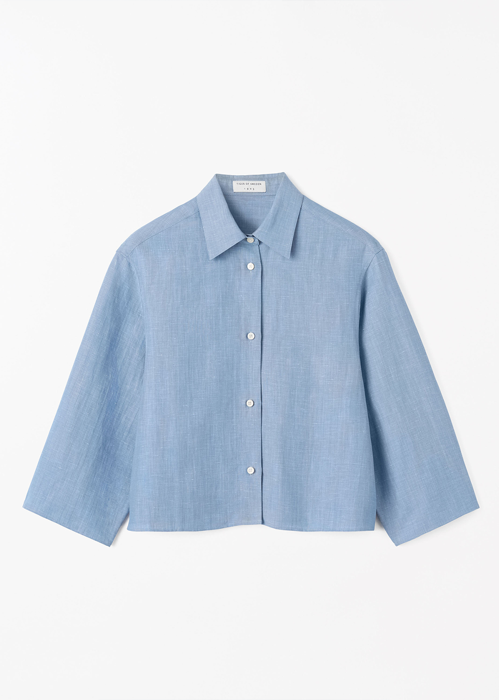 Corins Chambray Shirt - Clear Blue - Tiger of Sweden Canada - Danali
