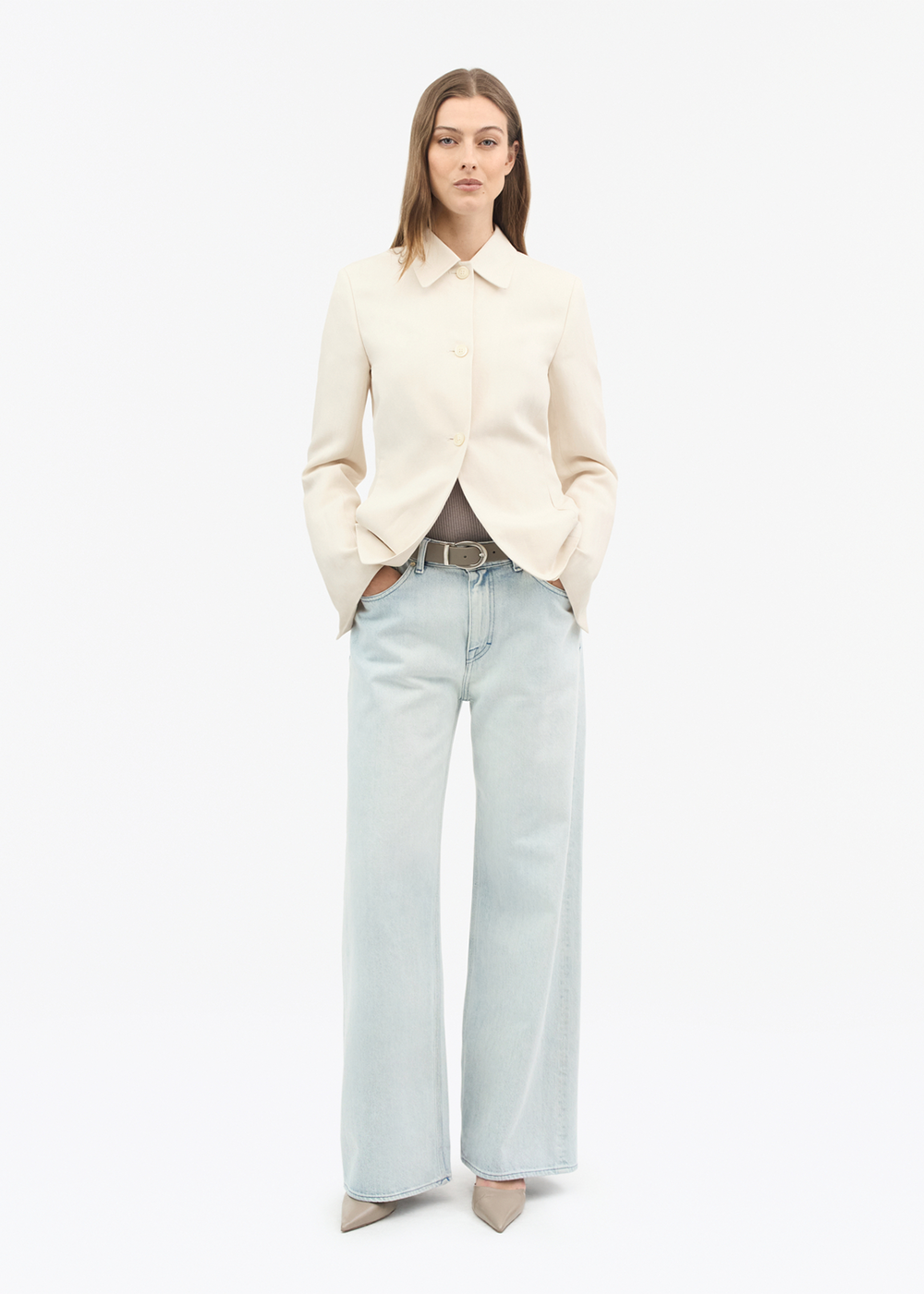 Tiger of Sweden Eloise Linen Blazer Soft White - Tiger of Sweden Canada - Danali