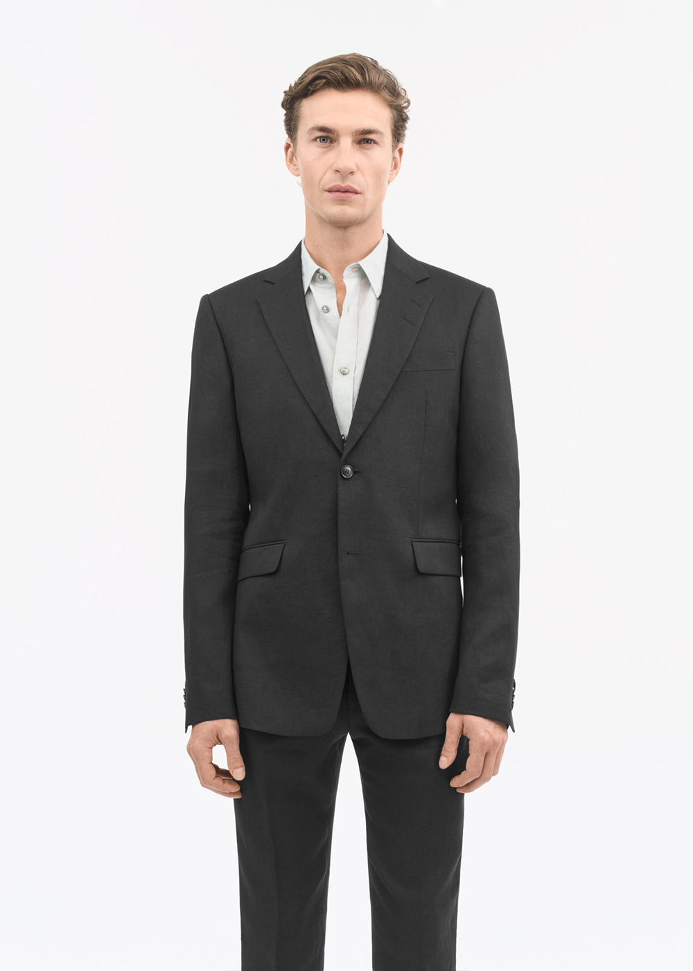 Justin Linen Blazer - Black - Tiger of Sweden Canada - Danali