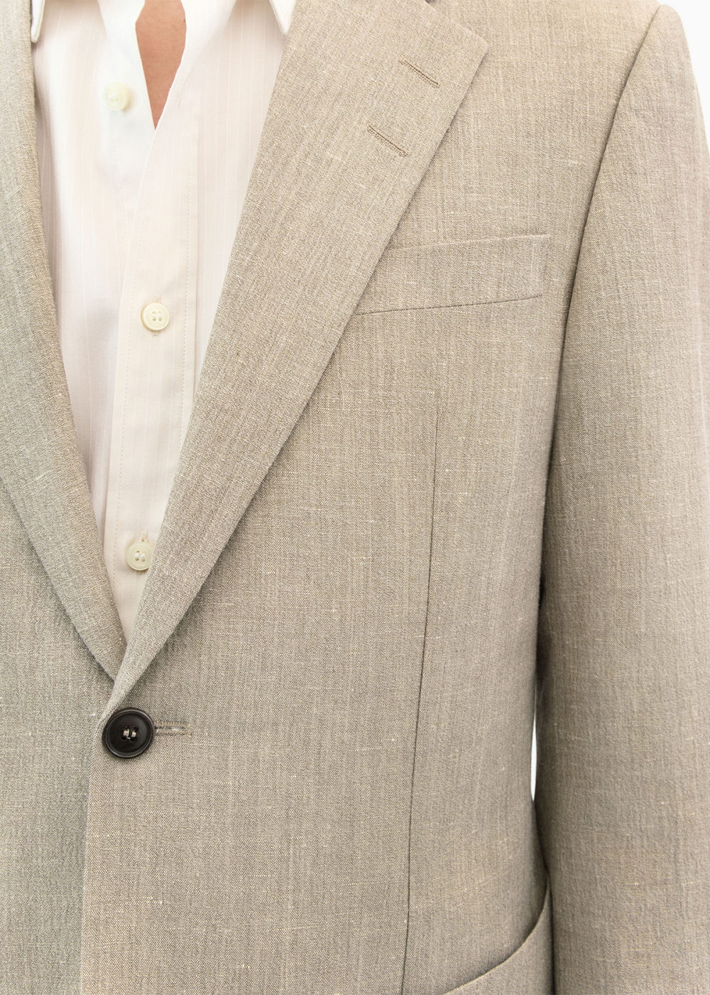 Justin Linen Stretch Slub Blazer- Pale Sand - Tiger of Sweden Canada - Danali