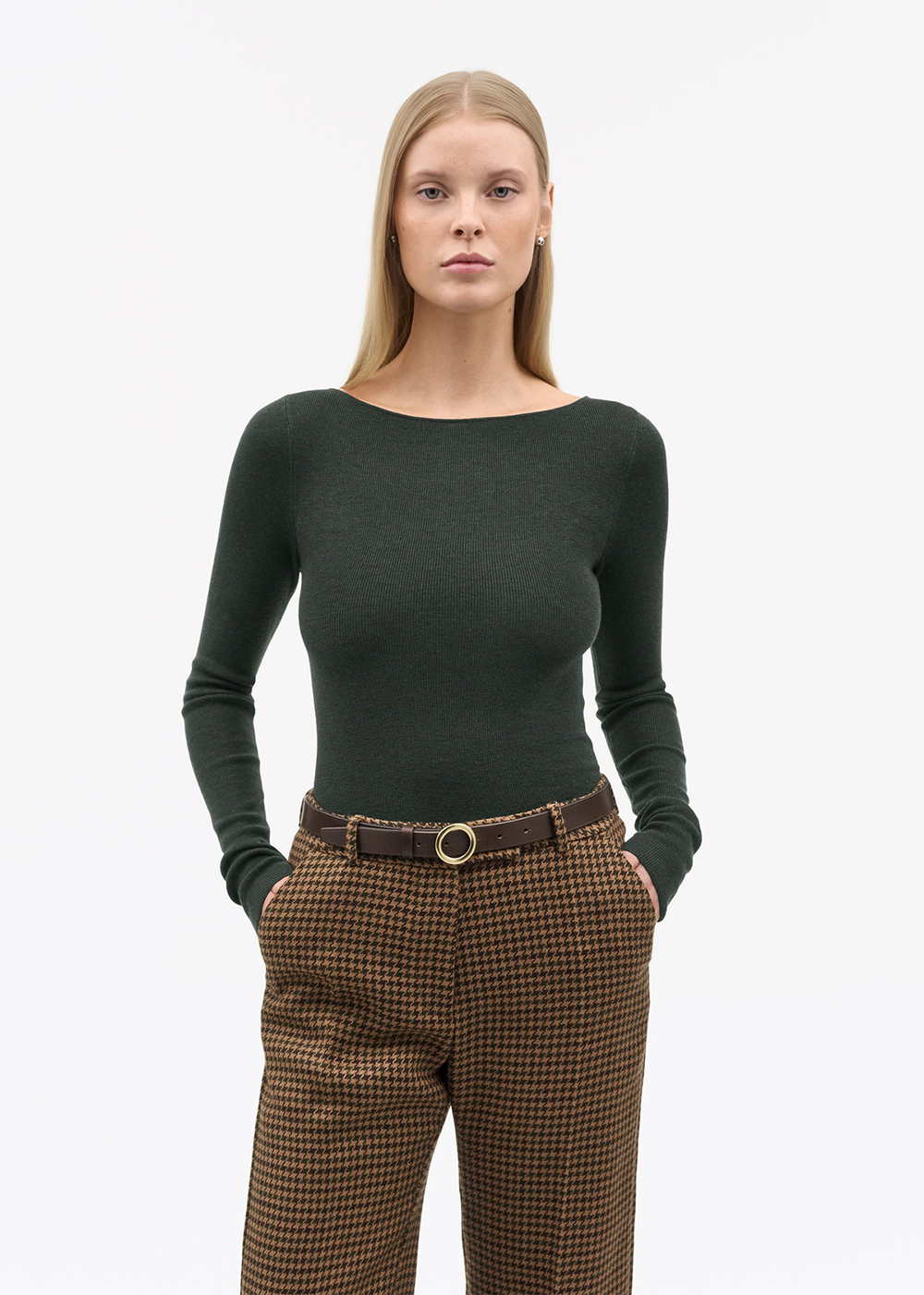 Kathrin Sweater - Midnight Green - Tiger of Sweden Canada - Danali