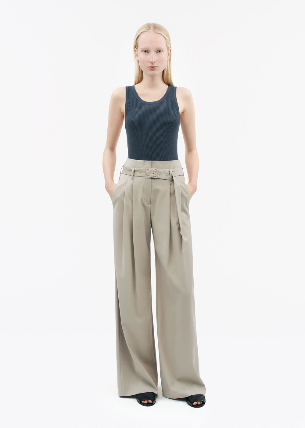 Leena Pants - Moonstone - Tiger of Sweden Canada - Danali