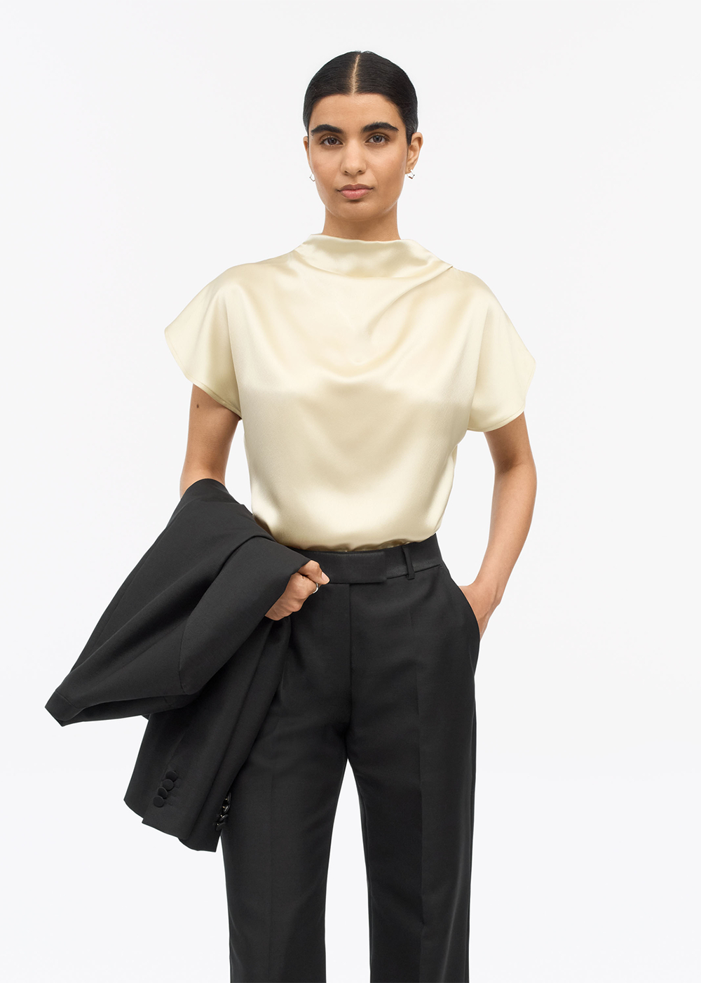 Lei Top - Oyster Gray - Tiger of Sweden Canada - Danali