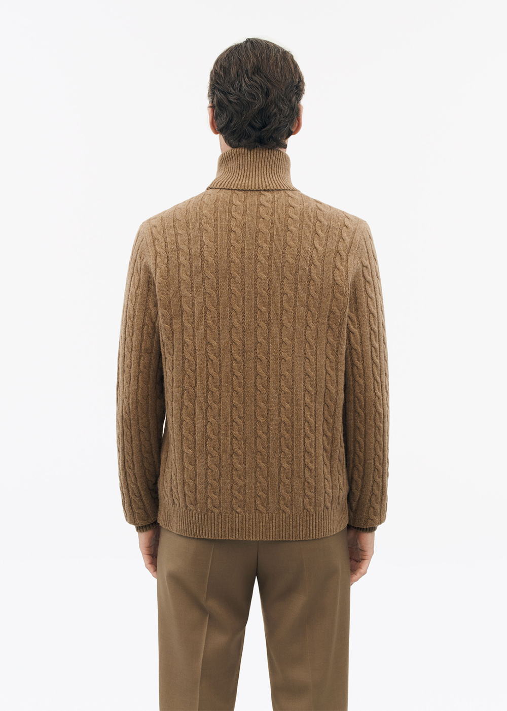 Patrik Turtleneck Sweater - Tannin - Tiger of Sweden Canada - Danali