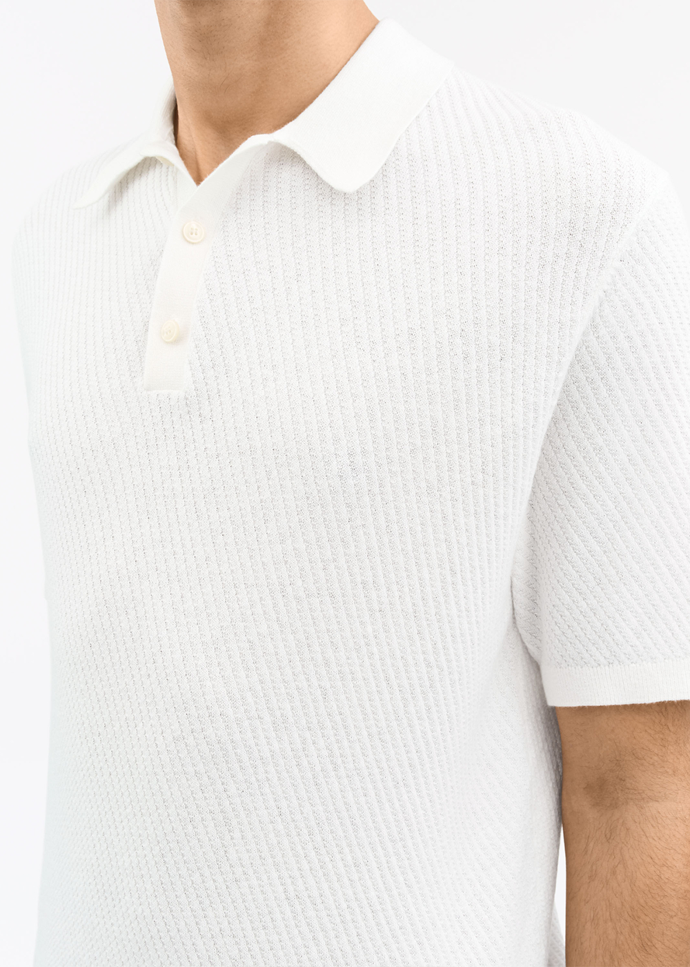 Reid Cotton Cashmere Sweater - Pure White - Tiger of Sweden Canada - Danali