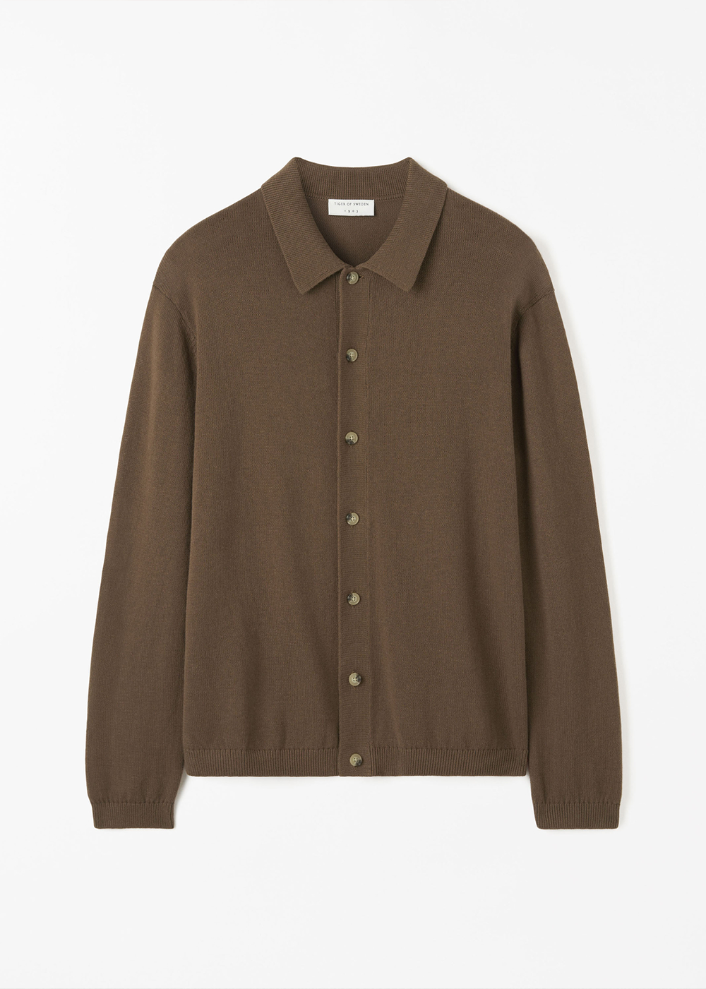 Saeron Sweater - Warm Brown - Tiger of Sweden Canada - Danali