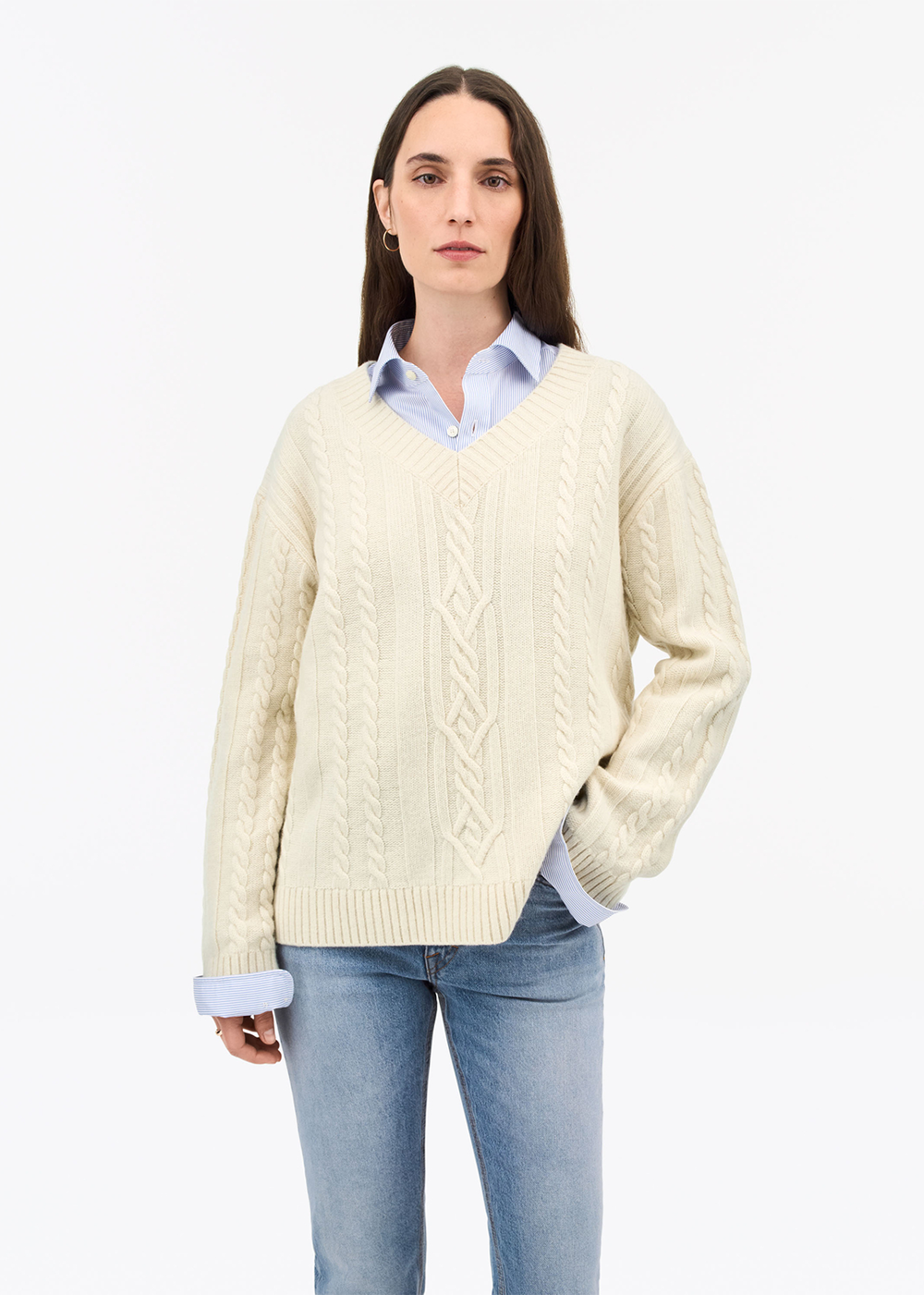 Seren Sweater - Marshmellow - Tiger of Sweden Canada - Danali