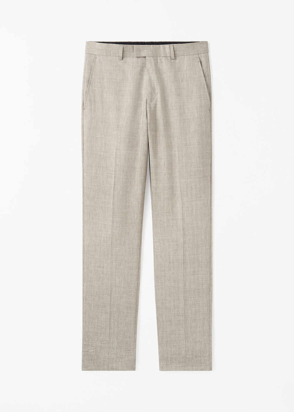 Tense Linen Herringbone Trouser - Soft Latte - Tiger of Sweden Canada - Danali