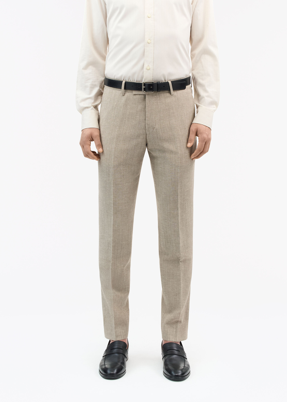 Tenuta Linen Stretch Slub Trousers - Pale Sand - Tiger of Sweden Canada - Danali