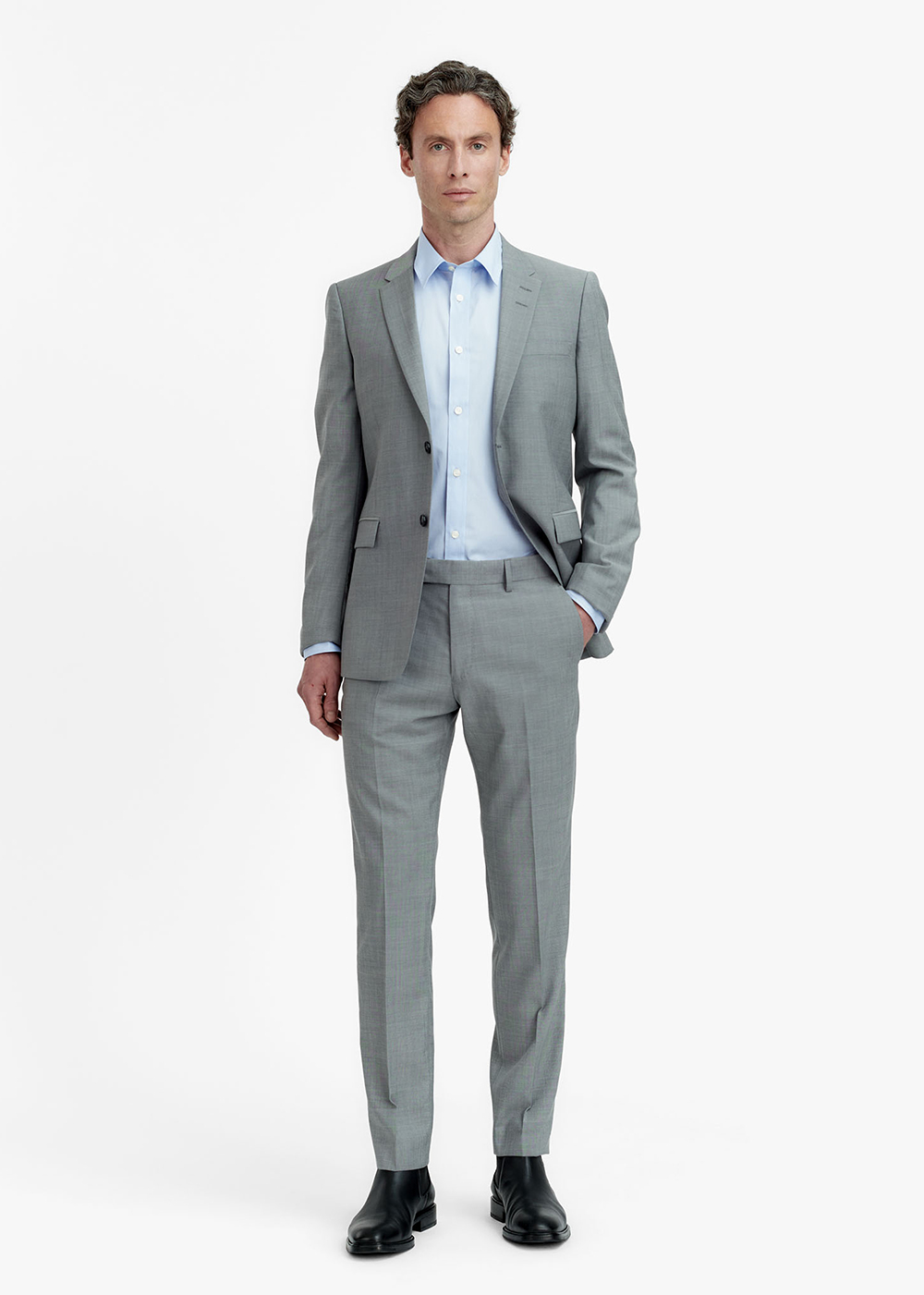 Tenuta Trouser - Grey Blue - Tiger of Sweden Canada - Danali