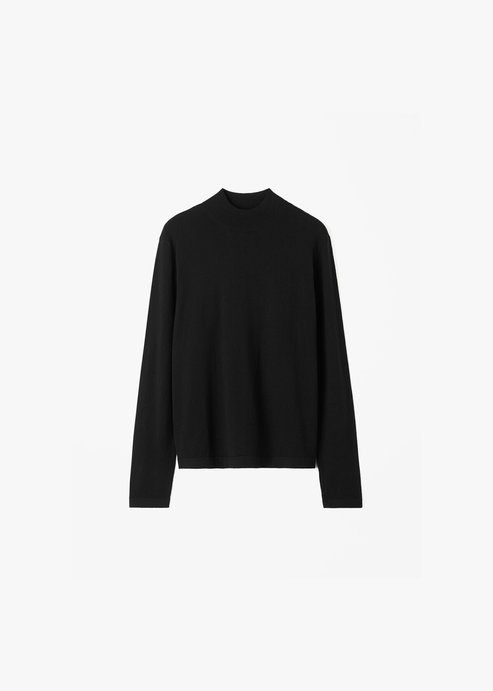 Tern Mockneck Sweater - Black - Tiger of Sweden Canada - Danali