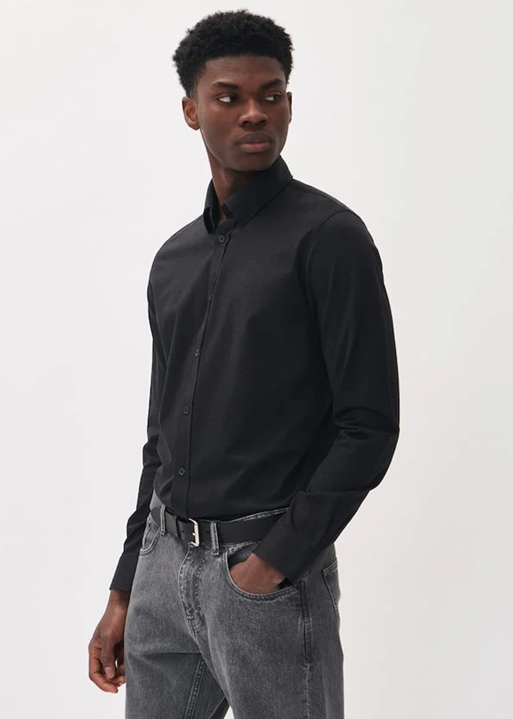 Trostol Shirt - Dark Grey Melange - Matinique Canada - Danali