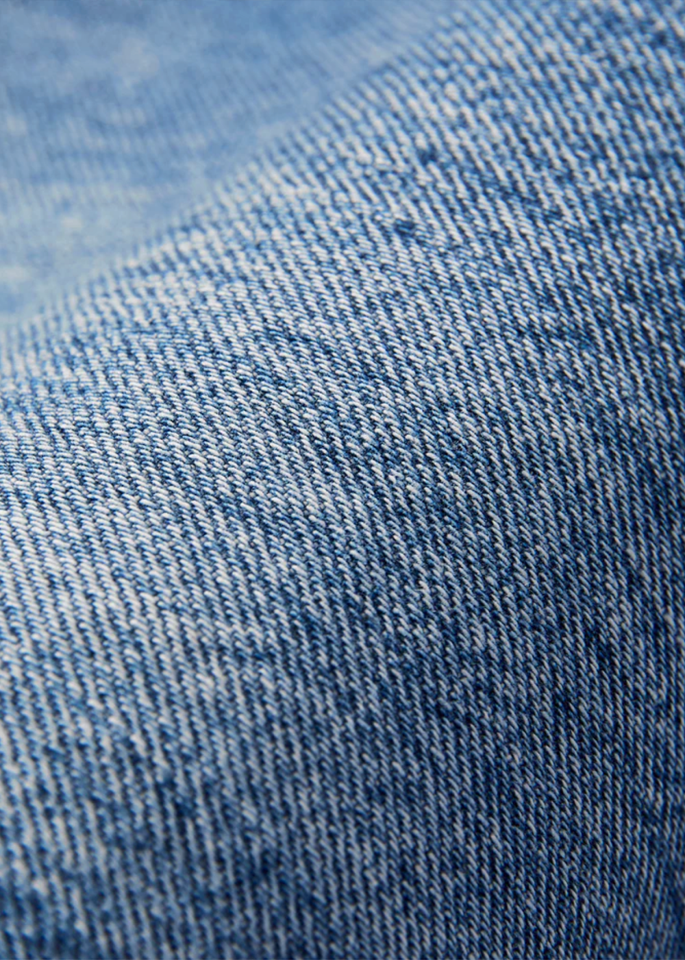 14oz Nep Denim Natural Used Wash Relaxed Tapered Jean - Indigo/White - Pure Blue Japan Canada - Danali - USED-019