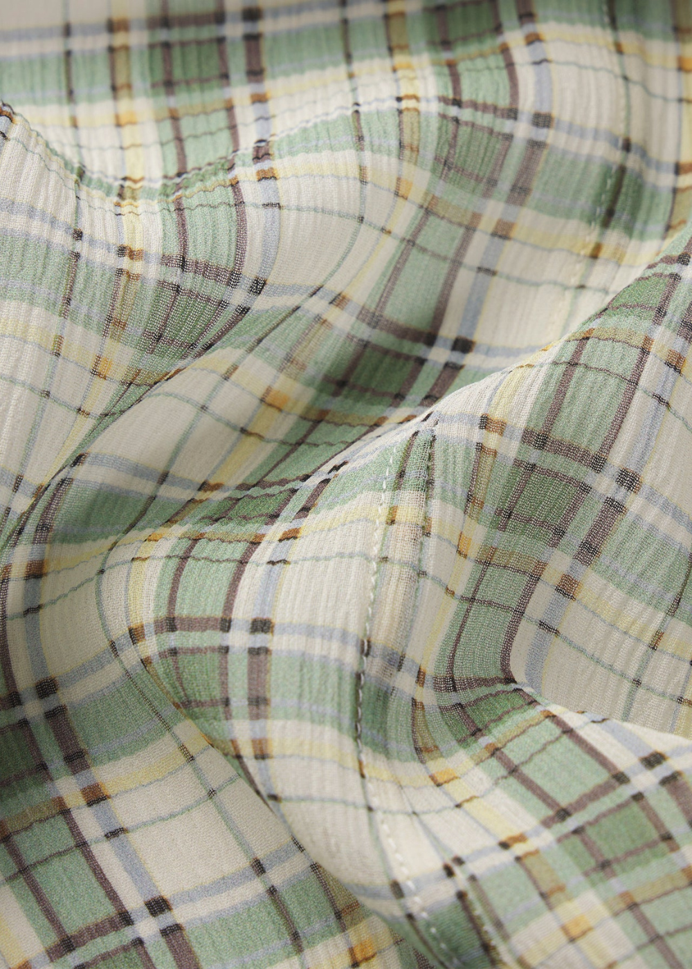 The Gillian Top - Jade Green Plaid - FRAME Canada - Danali - WE26WBL037-JDGP