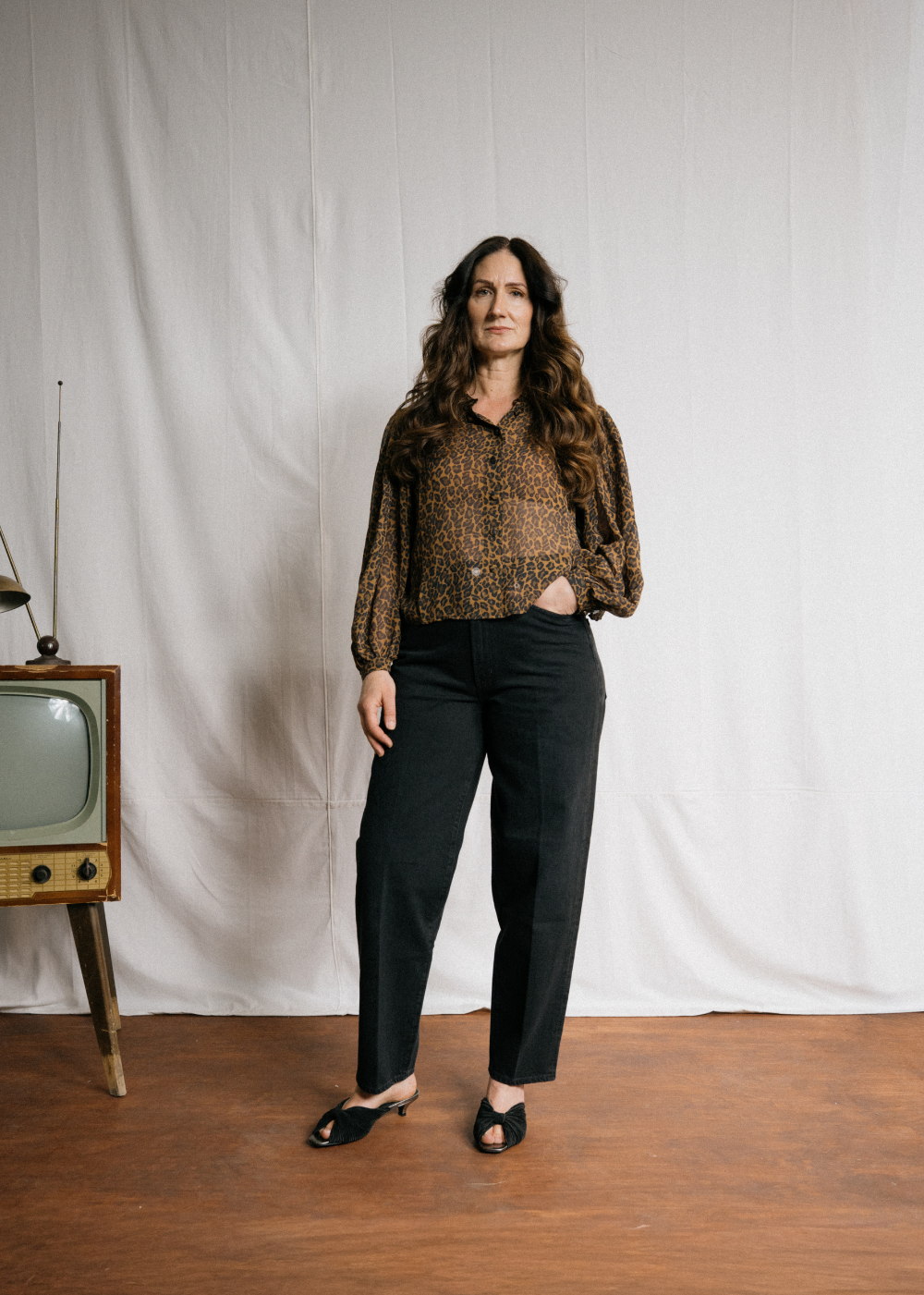 The Silk Prairie Shirt - Light Leopard Multi - FRAME Canada - Danali - WF26WSH033