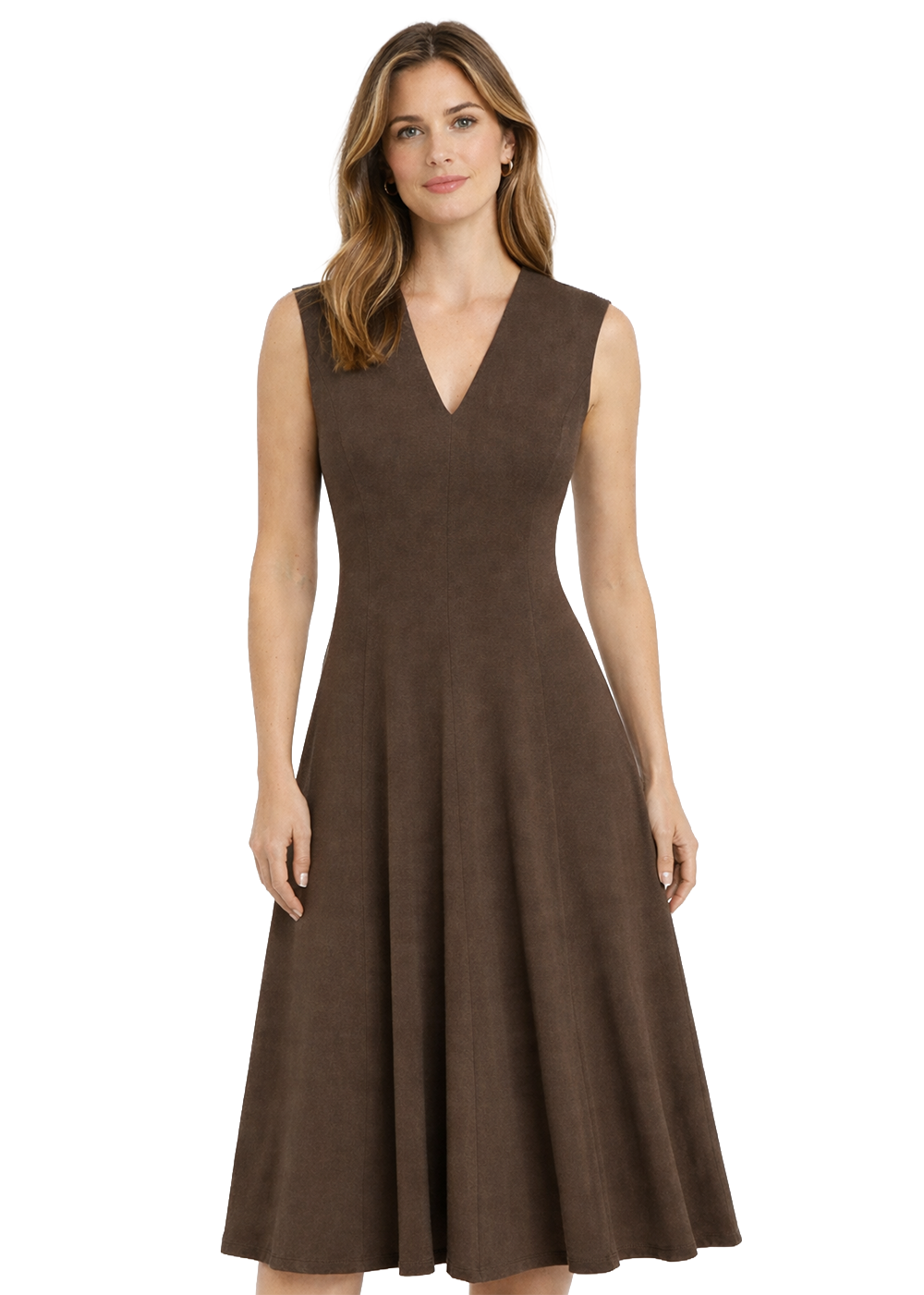 The Studio Dress - Mocha - FRAME Canada - Danali - WS26JDR001-MOCHA